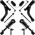 12pc Front Struts Lower Control Arm with Ball Joint Tie Rod Sway Bar Set N9923