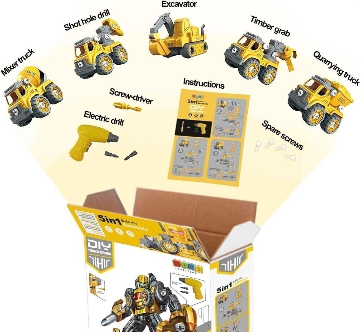 5 in 1 STEM Robot Toys R8734