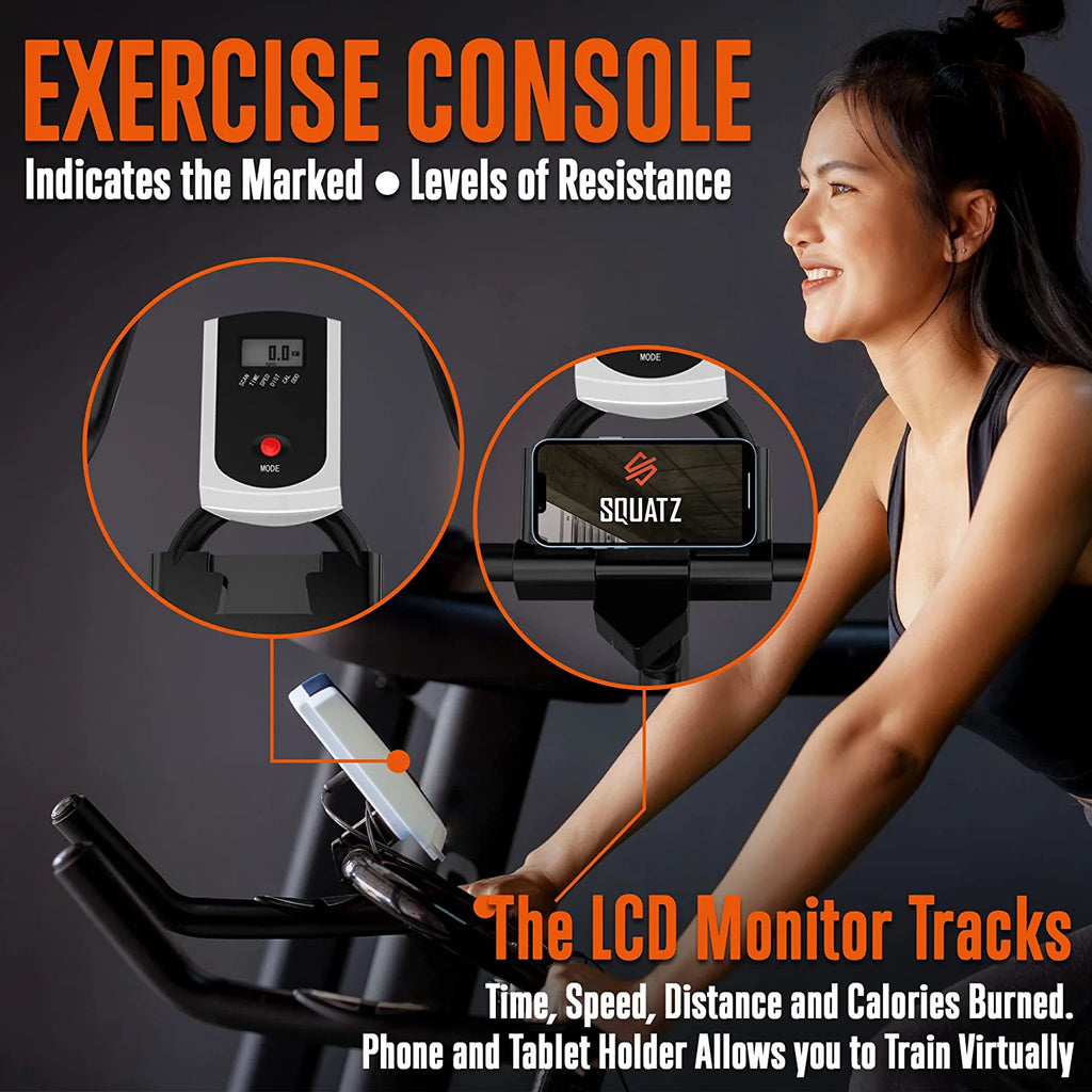 Stationary Magnetic Spin Bike with Training Console X13714
