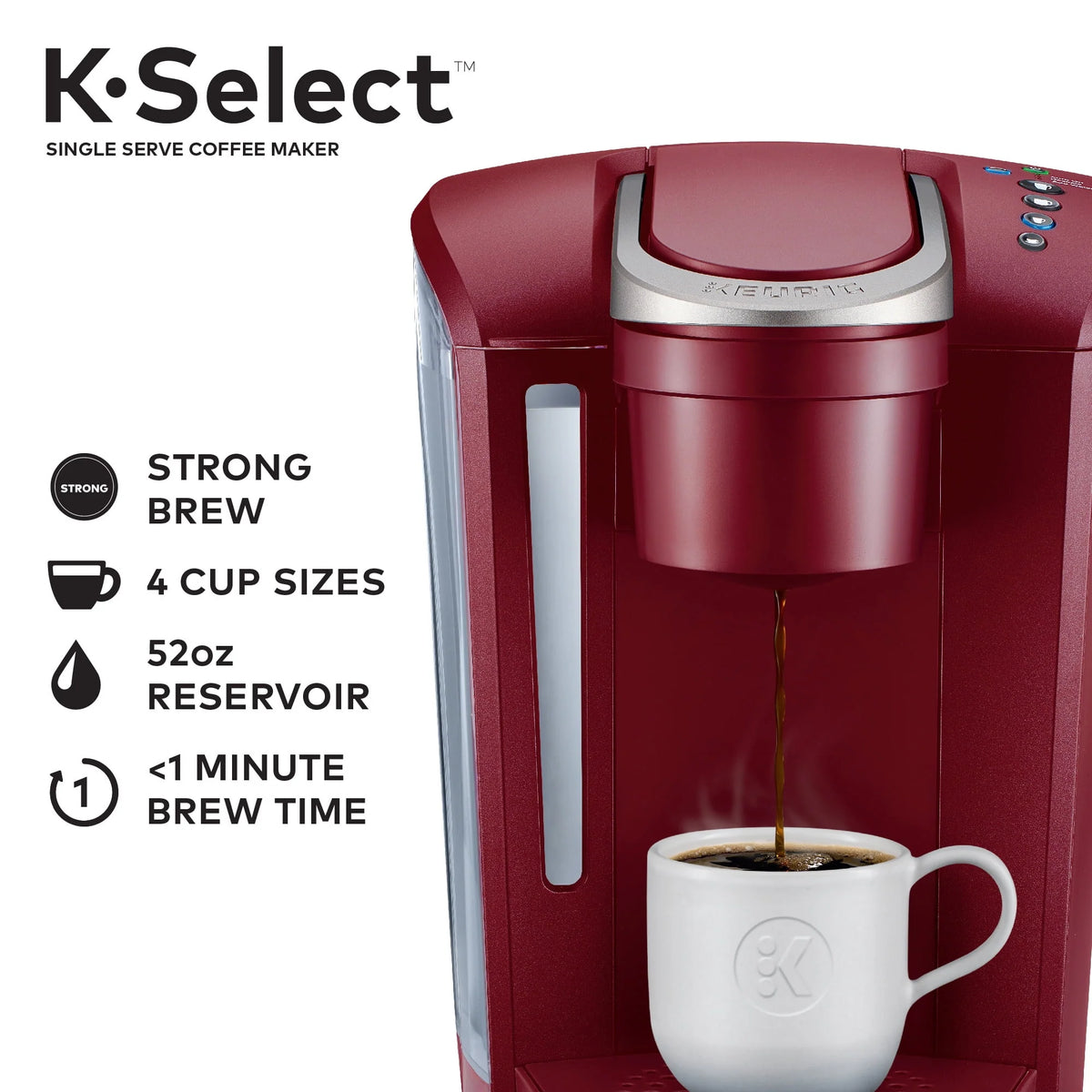 Single-Serve K-Cup Pod Coffee Maker X89630