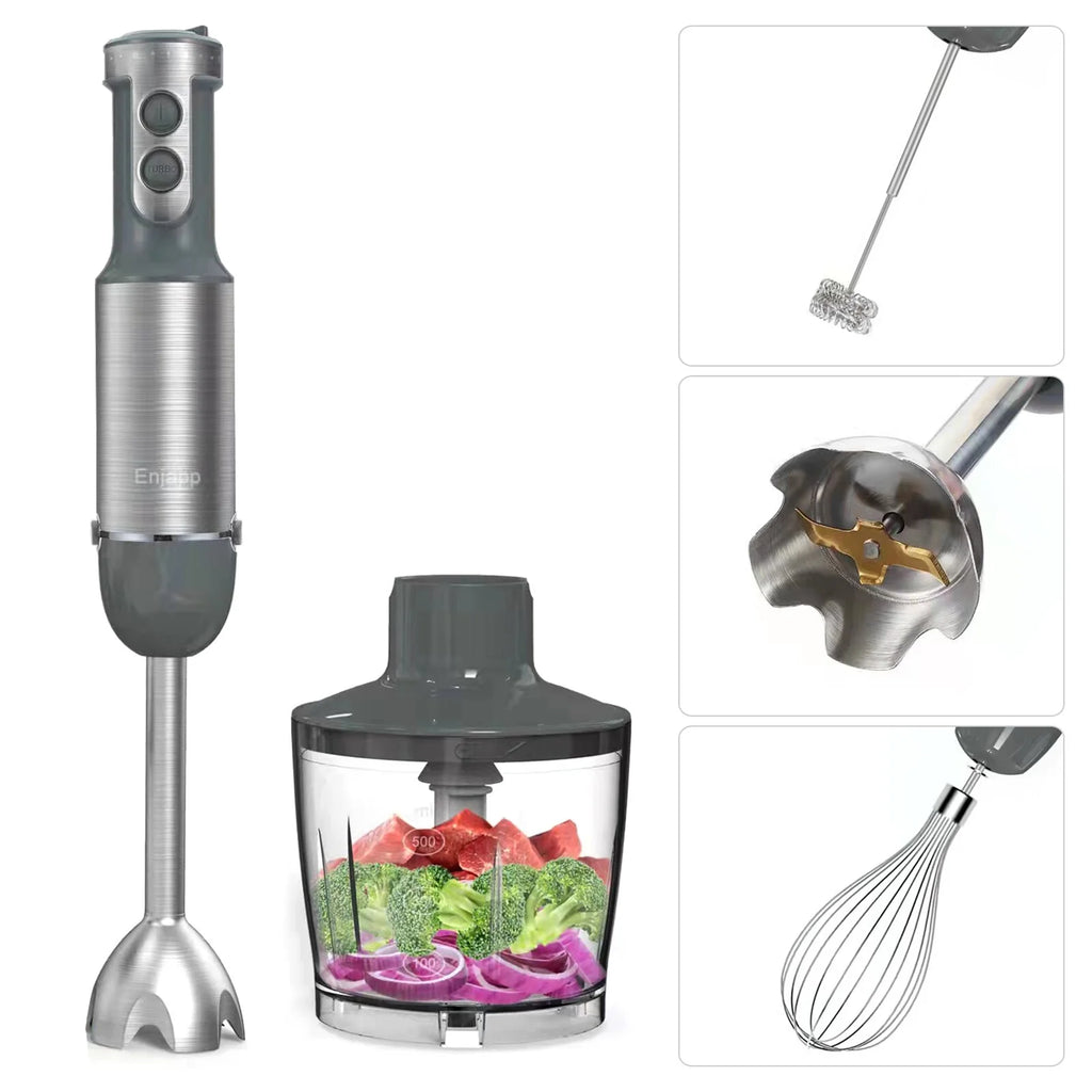 5-in-1 Hand Blender with Adjustable Speeds I800