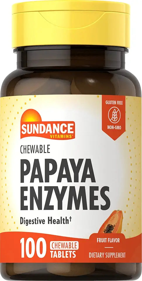 Chewable Papaya Enzyme 100 Tablets Pack of 3 Z873419