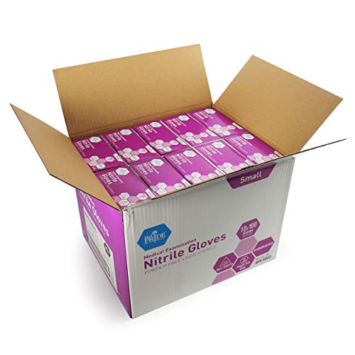Powder-Free Nitrile Exam Gloves, Iris Blue, Medium, Box/100 G3574