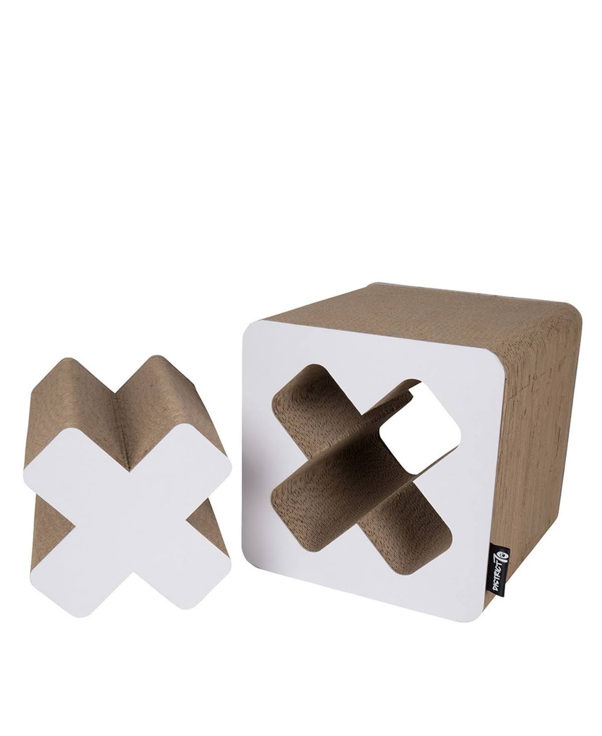 Large White Cardboard Cat Scratcher D405