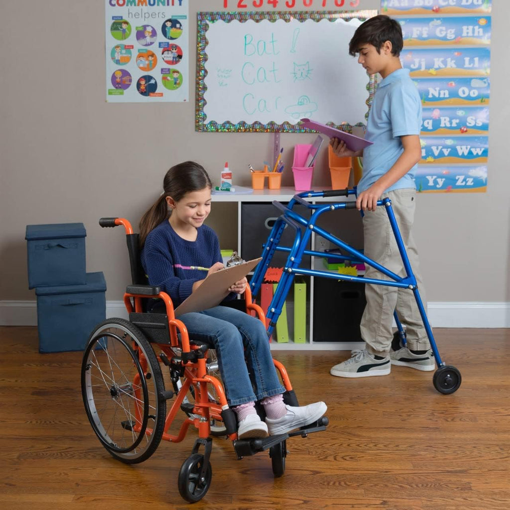 Swing-Away Leg Rests with Plastic Footplates and Padded Calf Pads Q2845