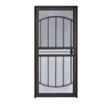 36 in. x 80 in. Black Steel Prehung Security Door C743