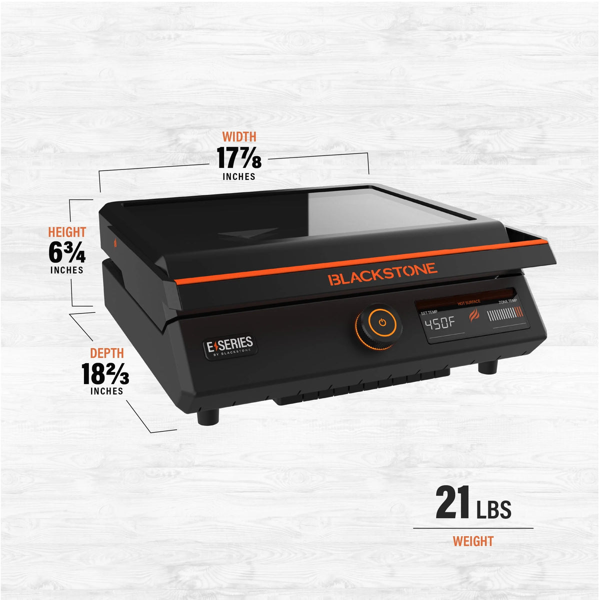 17 Electric Tabletop Griddle with Hood K130299