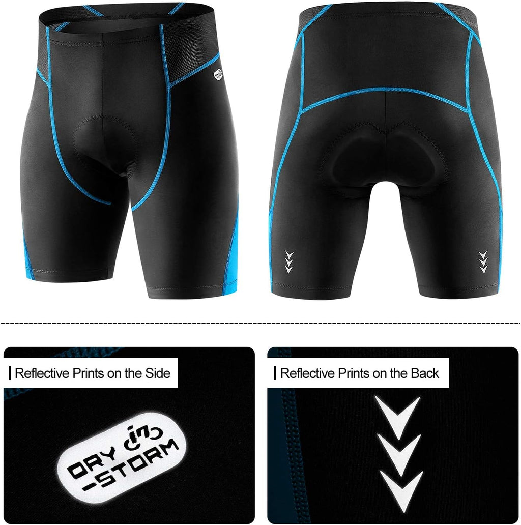 3D Padded Blue Cycling Shorts K61838
