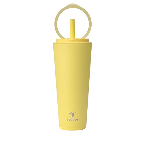 32 oz Stainless Steel Vacuum Insulated Tumbler with Flip Handle Lid Y568