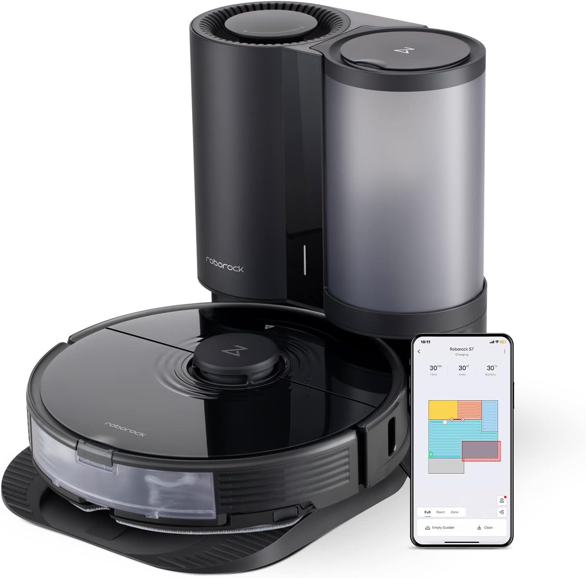 Robot Vacuum and Sonic Mop with Auto-Empty Dock Y49935