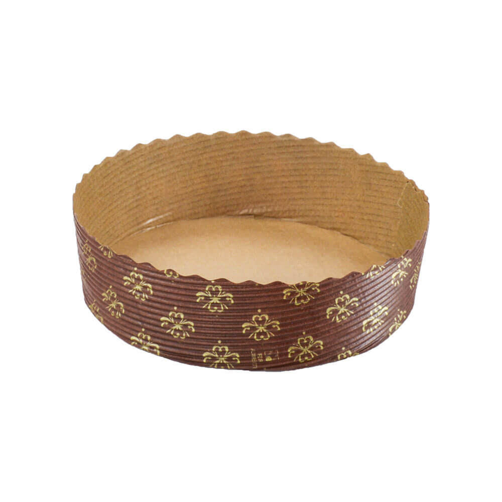 Round Baking Mold Brown Paper, 4.75 inch Bottom Length x 1.25 inch Height, 300/Case U9595