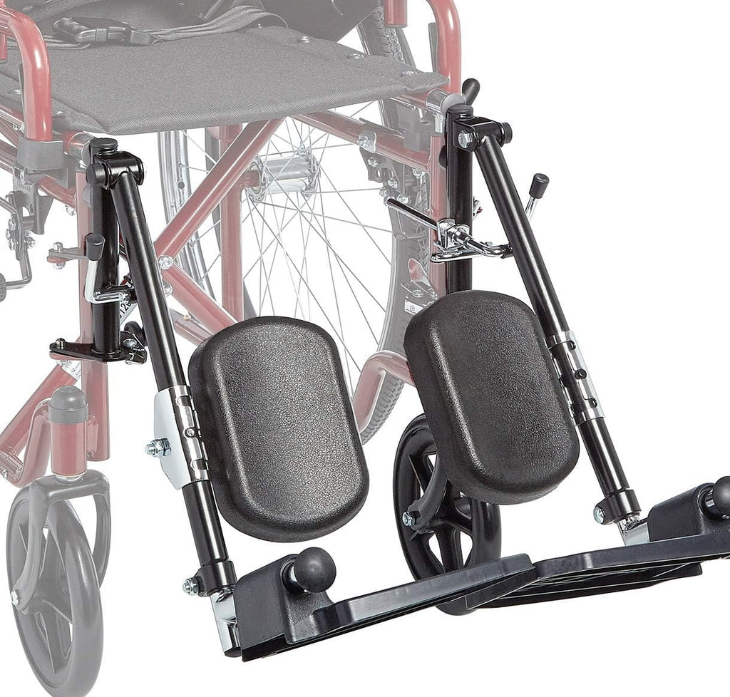 Swing-Away Leg Rests with Plastic Footplates and Padded Calf Pads Q2845