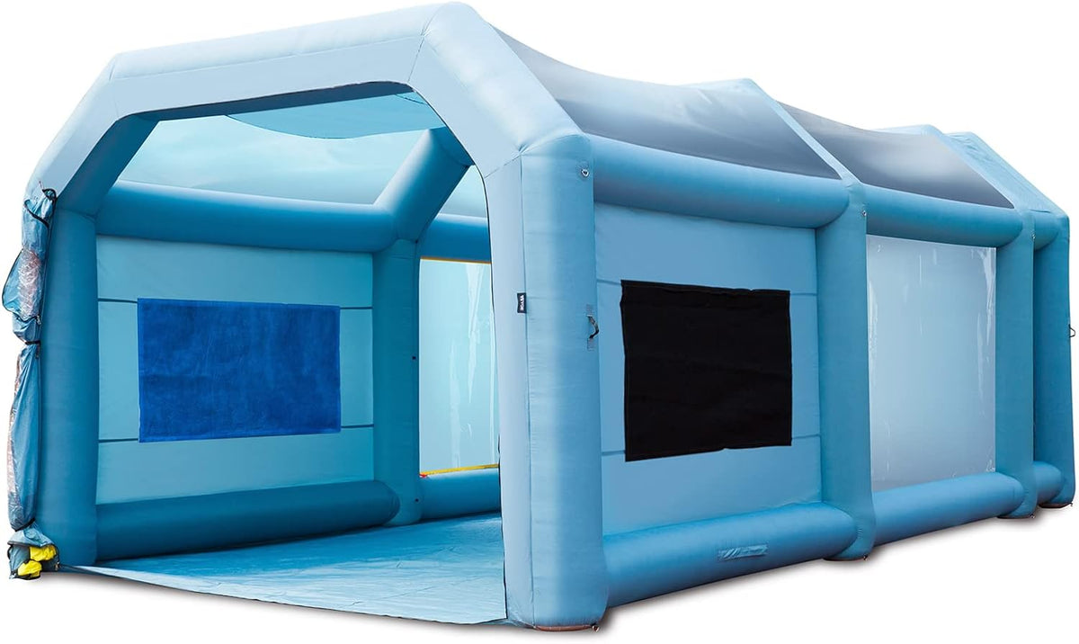 28x16x11ft Inflatable Spray Booth with 750W+950W Blowers L521502