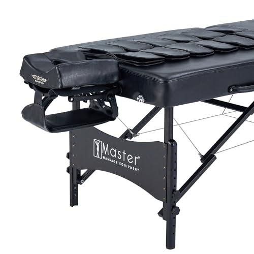 30" Black Portable Massage Table with Airbags X808975