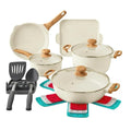 14-Piece Cast Aluminum Nonstick Cookware Set D9627