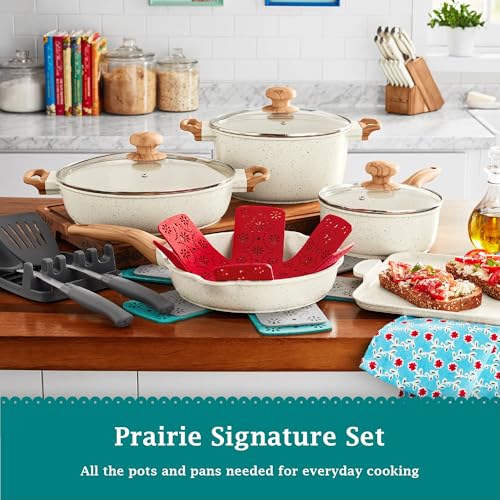 14-Piece Cast Aluminum Nonstick Cookware Set D9627