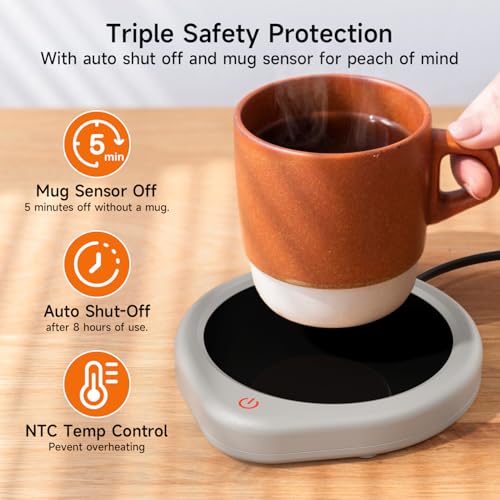 Coffee Mug Warmer with Auto Shut Off Smart Temperature Settings P947
