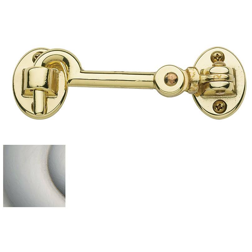 3-1/2 inch Swivel Cabin Door Hook Satin Nickel Z69758