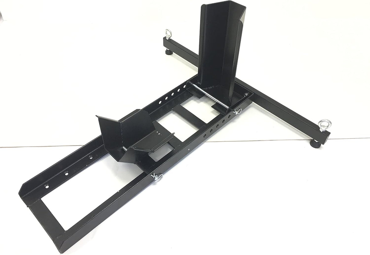 Adjustable Motorcycle Wheel Chock Stand Heavy Duty 1800lb Weight Capacity V273964