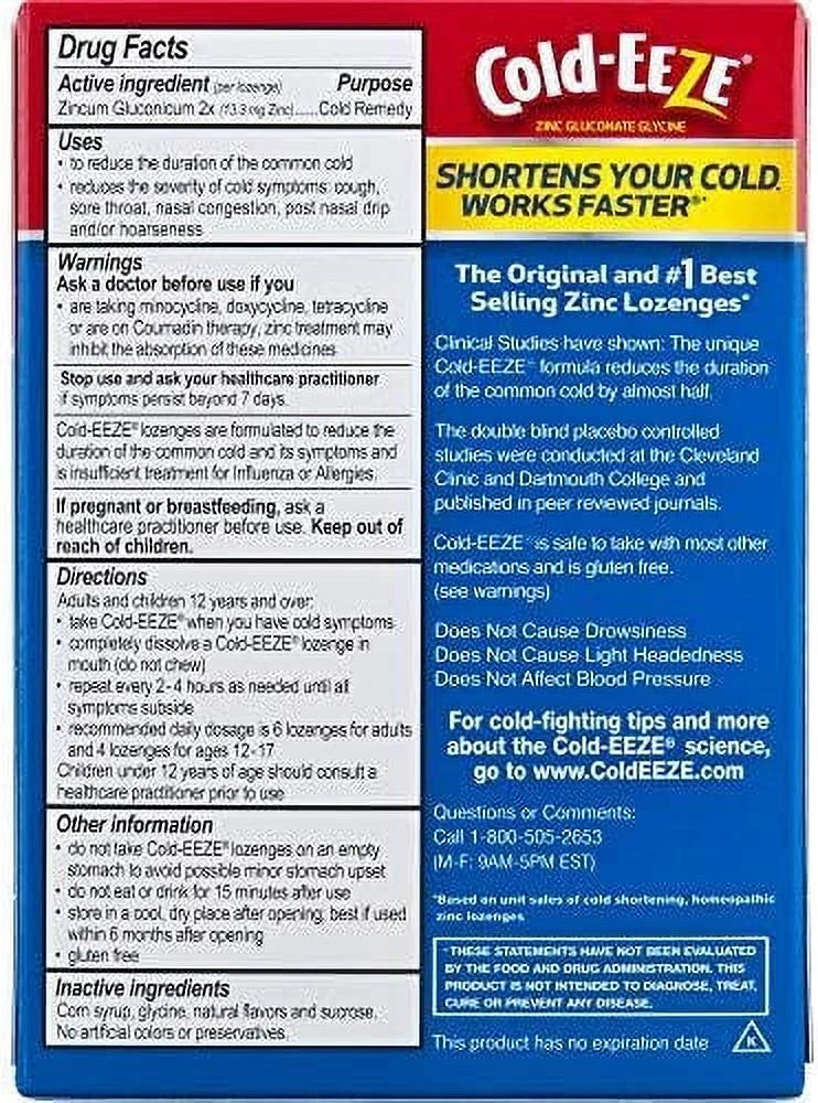 5 Pack Sugar Free Lozenges 18 Count each T4819