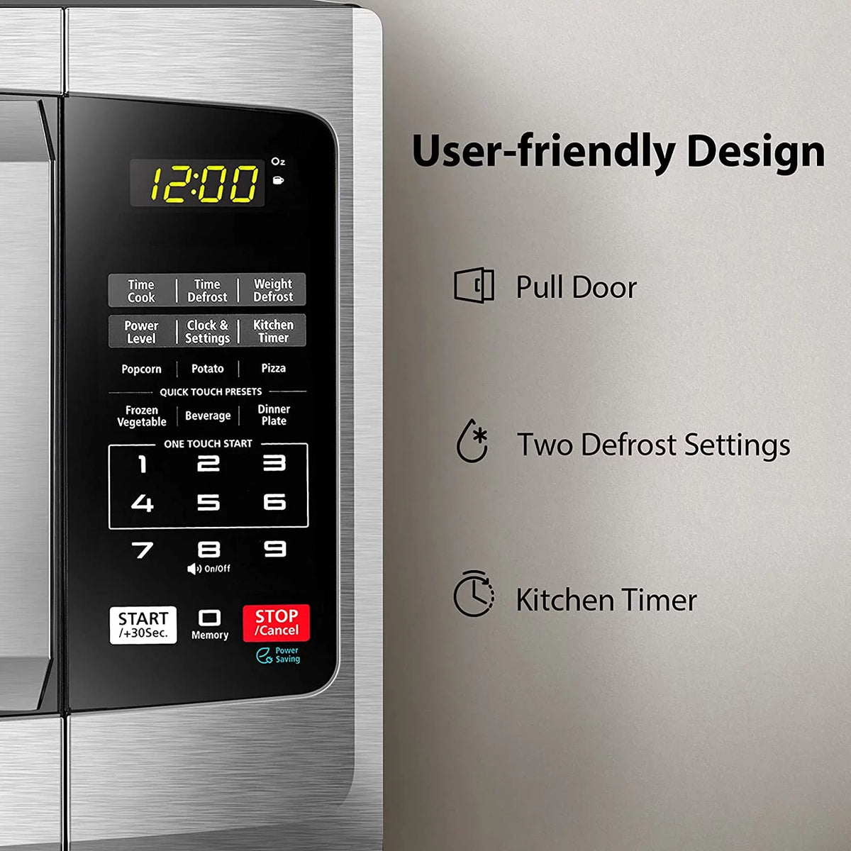 0.9 cu. ft Stainless Steel Microwave Oven N659151