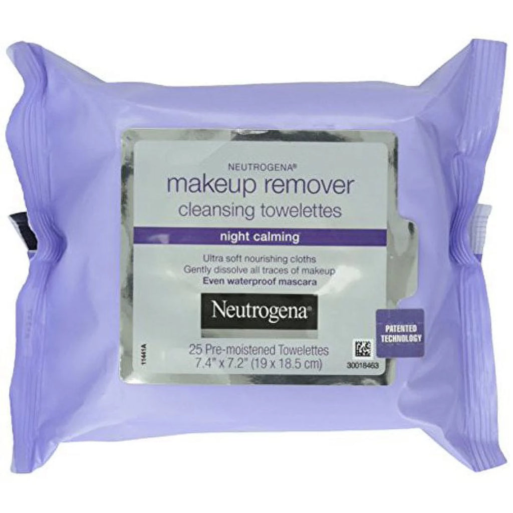 5 Pack Neutrogena Make-Up Remover Cleansing Towelettes 25 Each S263
