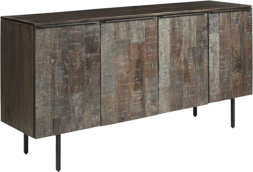 Black Accent Cabinet or TV Stand S8078