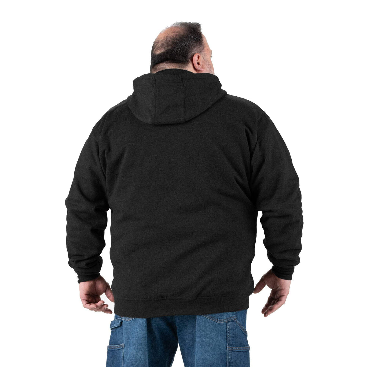 Thermal-Lined Full-Zip Hooded Sweatshirt B765
