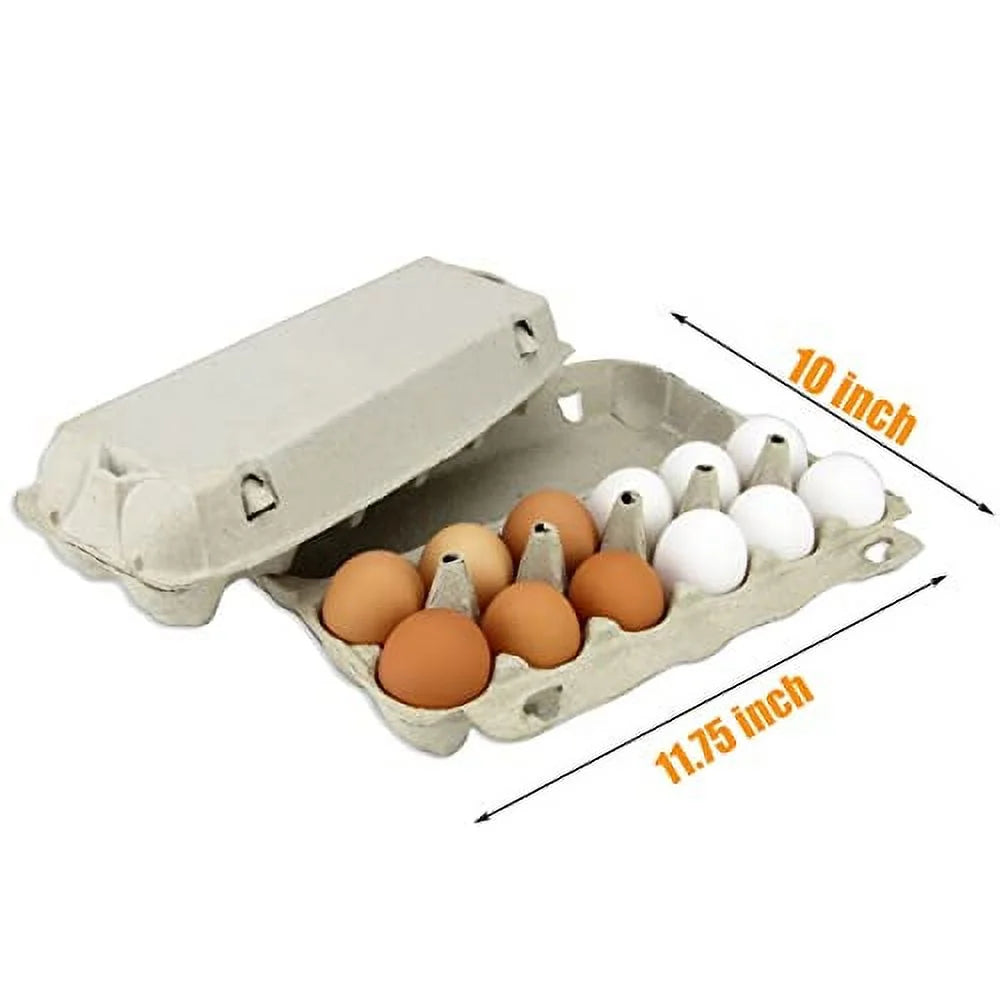 [18 Pack] Printed Pulp Egg Cartons T931