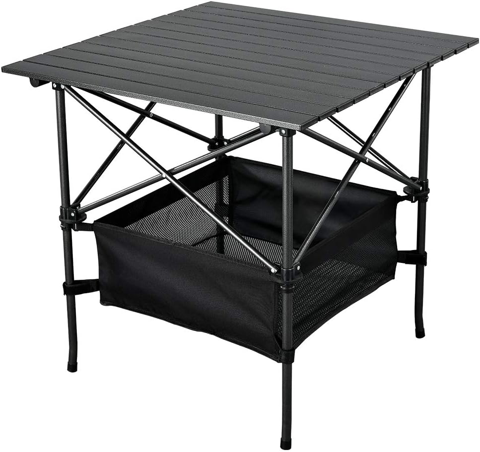 Folding Portable Camping Table with Carrying Bag H138814