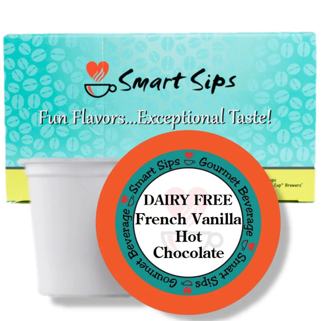 French Vanilla Hot Chocolate Single-Serve Lactose-Free Hot Cocoa Pods J142278