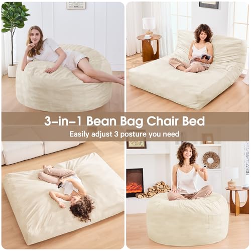 Charcoal Bean Bag Chair with Micro Fiber Cover L35575