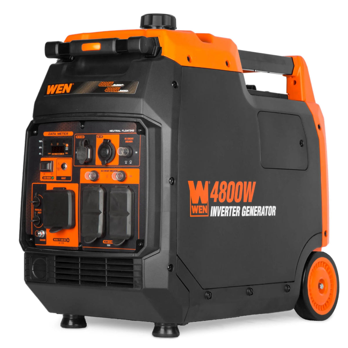4800-Watt Portable Inverter Generator with Fuel Shut Off I29694