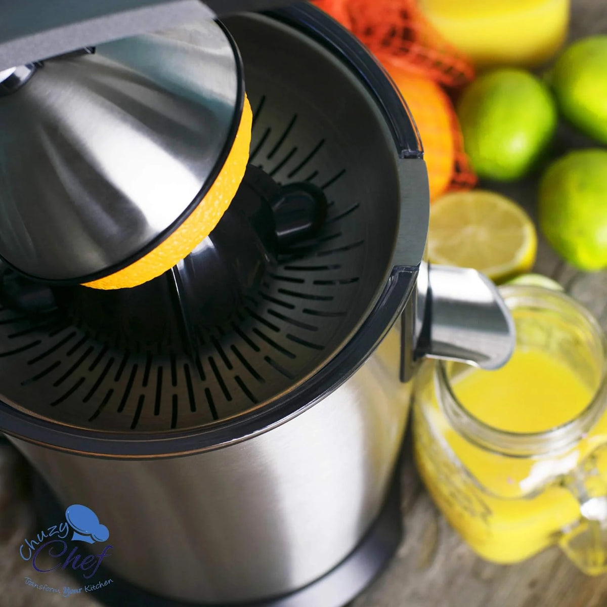 Stainless Steel Electric Citrus Juicer with Anti-Drip Citrus Press 300 Watt Motor K6785