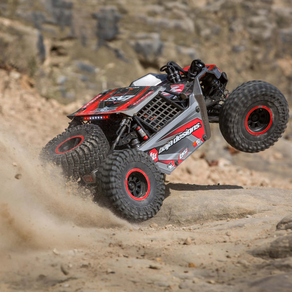 Gray 4 Wheel Drive Brushless Rock Racer RC Truck L12165