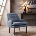 Blue Mid-Century Accent Chair N35894