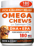 180 Chews Fish Oil Omega 3 Dog Treats L358