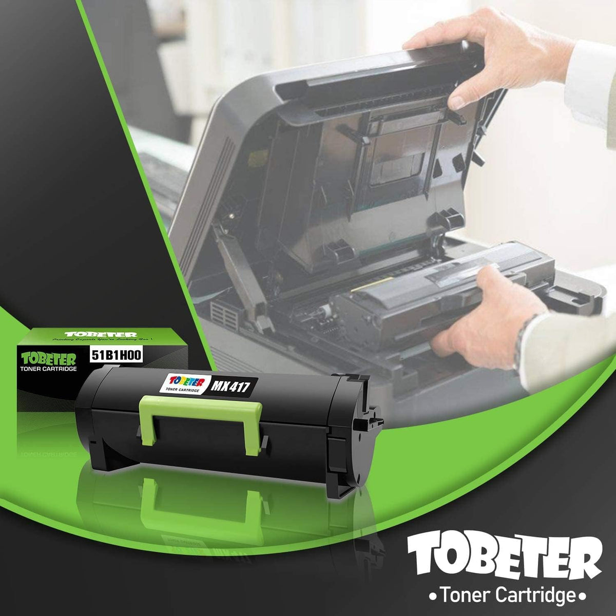 Remanufactured Toner Cartridge Replacement 1 Pack E19869