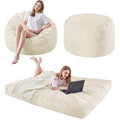 Charcoal Bean Bag Chair with Micro Fiber Cover L35575
