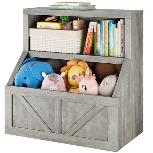 Wooden Kids Bookshelf and Toy Storage X6082