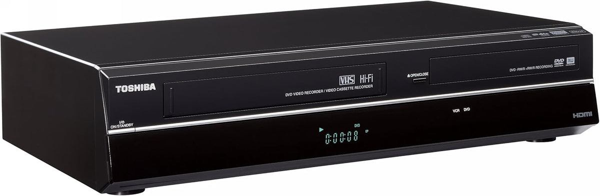 Black DVD/VHS Recorder with Built in Tuner U691180
