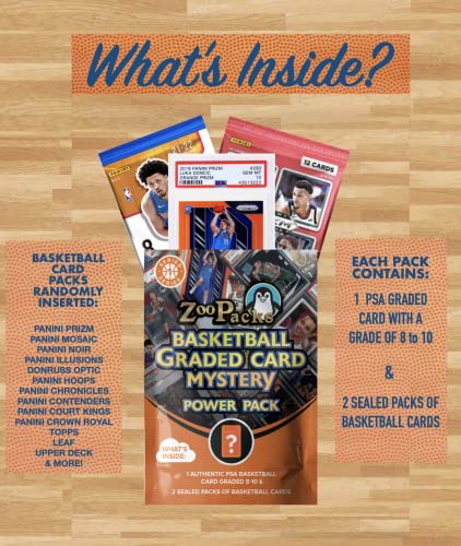 NBA Basketball PSA Graded Card Mystery Power Pack E237903