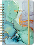 Green 6.3" x 8.4" Weekly & Monthly Planner with Twin-Wire Binding M5530