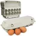 [18 Pack] Printed Pulp Egg Cartons T931