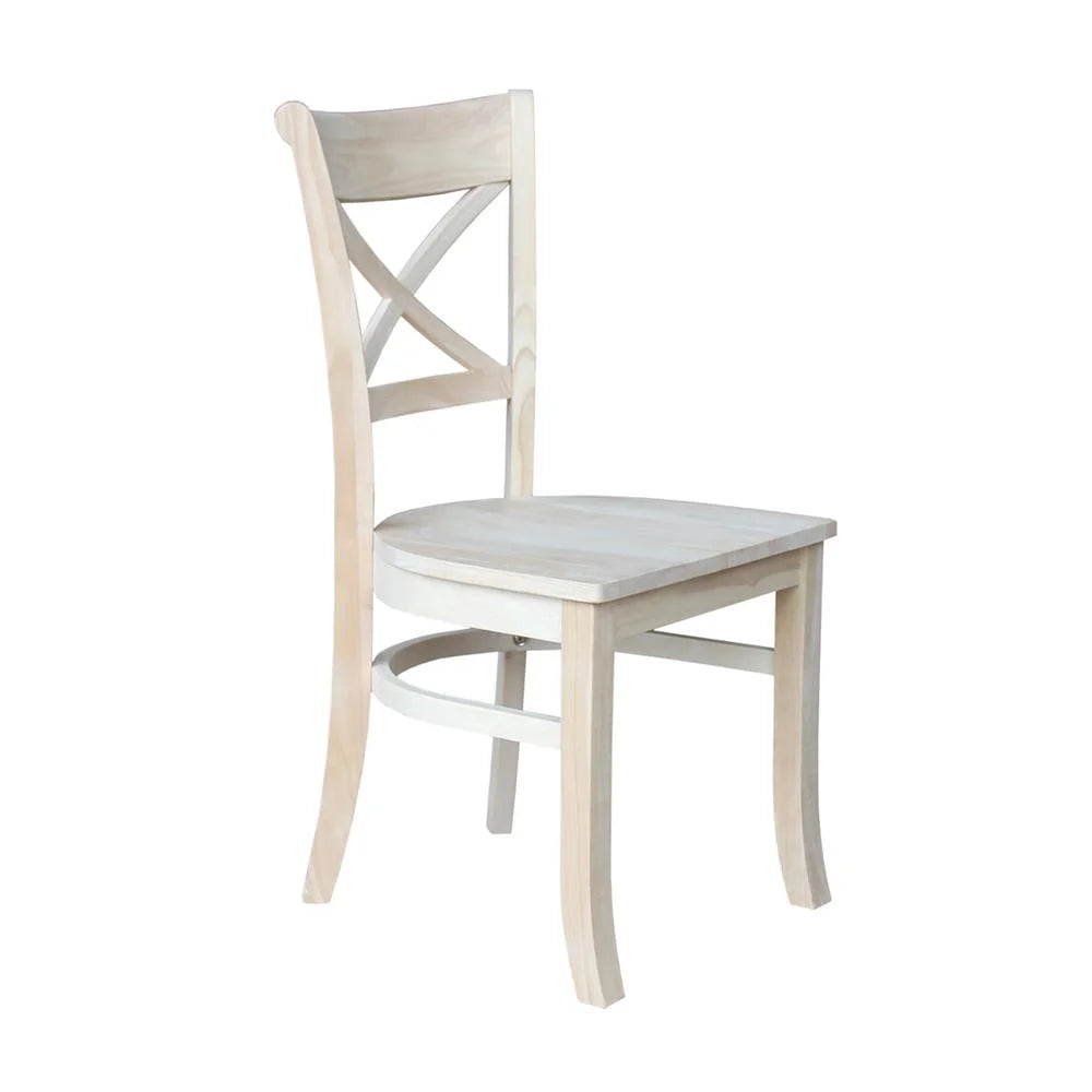 Set of Two X-Back Chairs B931795