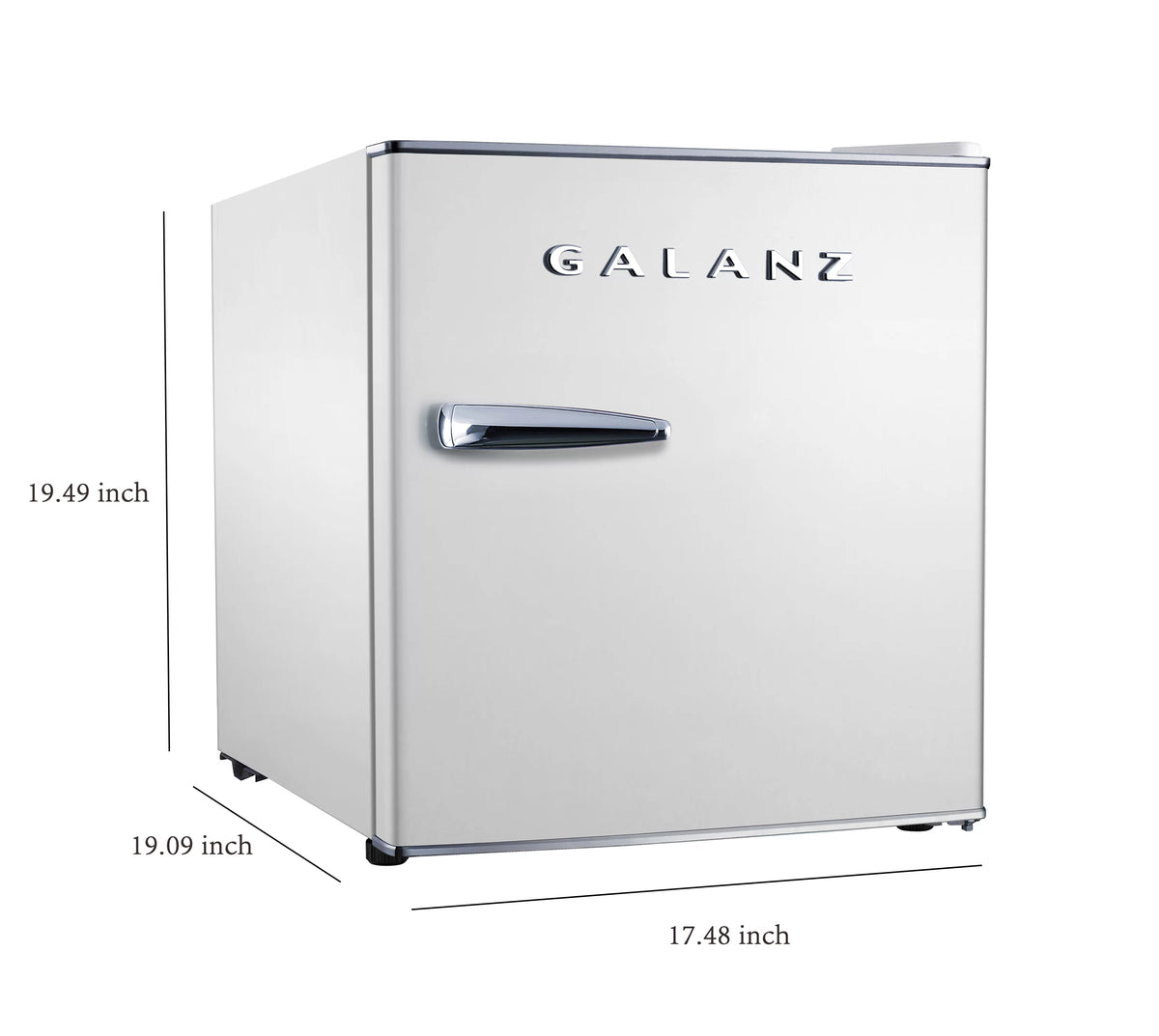 White 1.7 Cu ft Mini Fridge B93022