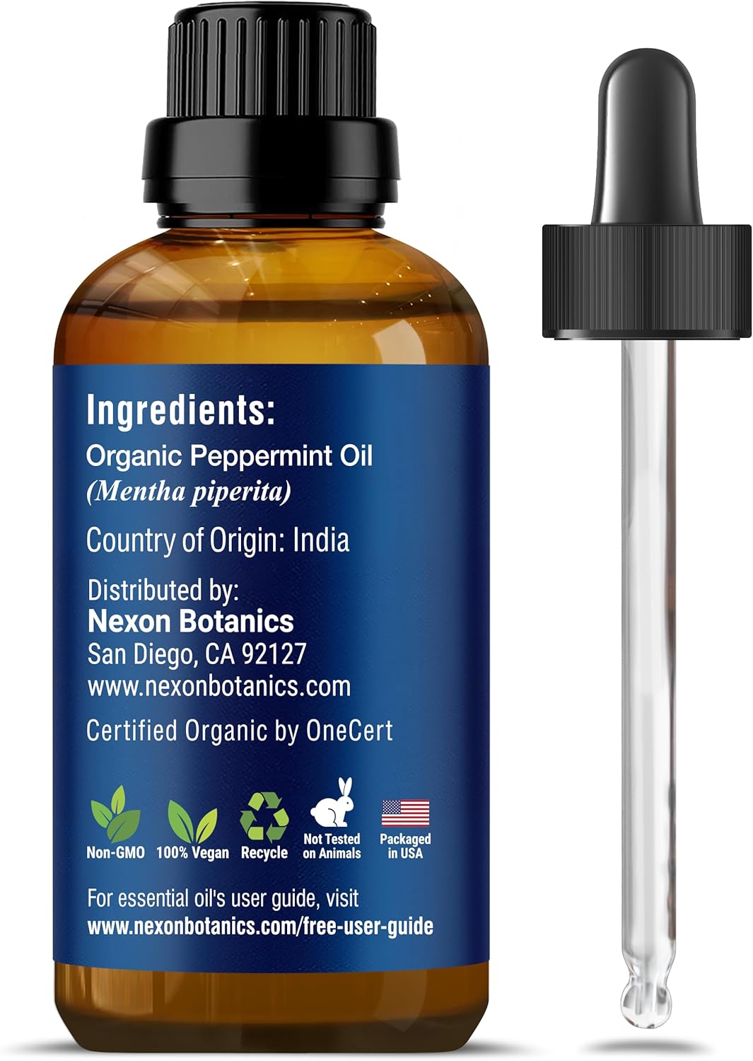 Organic Peppermint Essential Oil 30 ml Q633693