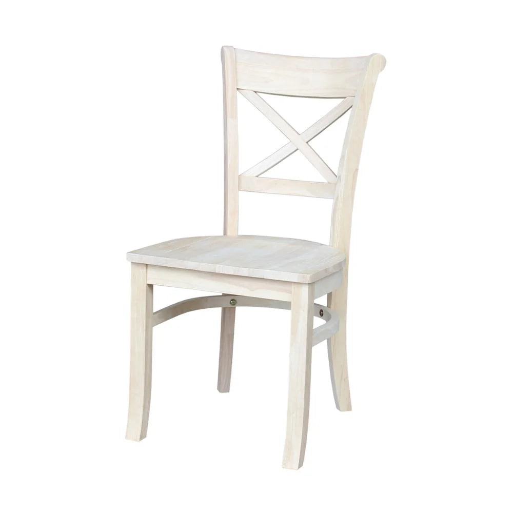 Set of Two X-Back Chairs B931795