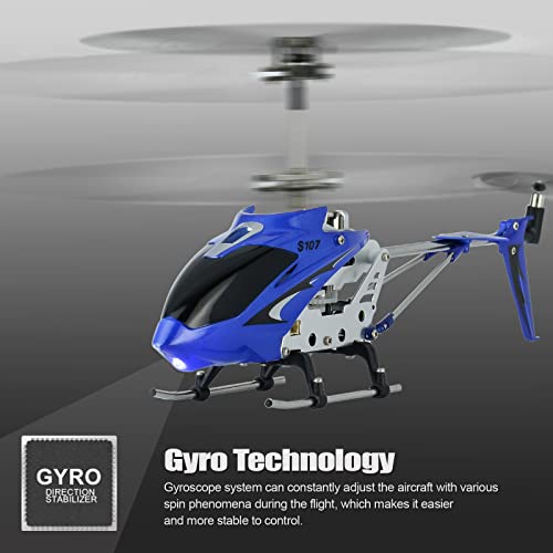 Blue 3.5 Channel Mini RC Helicopter S806