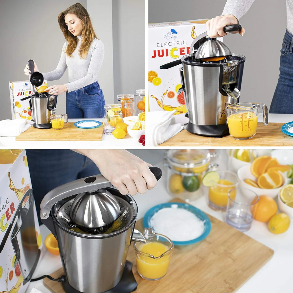 Stainless Steel Electric Citrus Juicer with Anti-Drip Citrus Press 300 Watt Motor K6785
